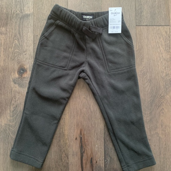 Brand new 2T fleece pants from Carter’s Oshkosh with functional drawstri… - Picture 1 of 1